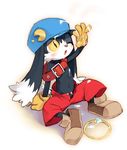  cum cum_on_hand cum_on_hat cum_on_self klonoa klonoa_(series) pac-man pac-man_(series) penis video_games yellow_eyes young おみづき　ことら 