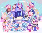  blush_stickers copy_ability costume dark_meta_knight hat ice kirby kirby_(series) komoreg magolor robobot_armor robot signature super_smash_bros. sword water weapon wings 