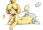  ambiguous_gender animal_crossing anthro canine cunnilingus female female/ambiguous isabelle_(animal_crossing) mammal nintendo oral sex spikedmauler vaginal video_games 