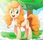  2017 buttercup_(mlp) cutie_mark equine female friendship_is_magic god_rays halo horse mammal my_little_pony pear_butter_(mlp) pony solo the-butcher-x 