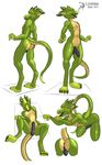  2017 arashidrgn balls butt claws dragon dz&#039;isu erection horn male nude open_mouth penis scalie simple_background 