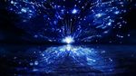  blue commentary_request highres night night_sky original scenery sky solo standing star_(sky) starry_sky y_y_(ysk_ygc) 
