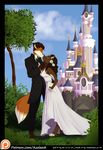  azaleesh bolf canine castle clothing cloud dress feline female flower fox gown kissing male mammal noelle plant suit wedding 