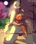  anthro avian big_breasts bird blush breasts chica_(fnaf) chicken chinese_clothing chinese_dress cleavage clothed clothing dress female five_nights_at_freddy&#039;s hi_res keyhole_turtleneck non-mammal_breasts panties presenting pussy pussy_juice solo spunkubus sweater underwear video_games year_of_the_rooster 