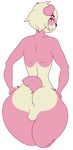  2016 absurd_res alpha_channel anthro backsack balls bear berry_burling_(mishikoosan) big_butt big_thighs biped black_claws black_nose blonde_hair butt butt_heart claws digital_drawing_(artwork) digital_media_(artwork) facial_markings fingerless_(marking) fur girly hair hand_on_hip hi_res humanoid_hands looking_at_viewer looking_back male mammal markings mishikoosan_(artist) multicolored_fur muzzle_(marking) nude outline panda perineum pink_eyes pink_fur portrait pose presenting presenting_hindquarters rear_view short_hair short_tail signature simple_background slim small_waist smile solo standing three-quarter_portrait transparent_background two_tone_fur voluptuous white_balls white_fur wide_hips 