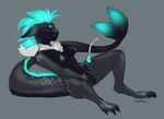  2017 absurd_res anthro balls black_balls black_skin breasts cannibalistic_tendencies claws cum cumshot digital_media_(artwork) dragon eeveelution ejaculation erection eyes_closed fin fur grey_background herm hi_res holding_balls holding_penis how_to_train_your_dragon hybrid intersex masturbation neck_tuft night_fury nintendo nipples nude orgasm penile_masturbation penis pok&eacute;mon pussy side_view signature simple_background small_breasts smaller_version_at_source smile solo spread_legs spreading teal_claws teal_hair teal_nipples teal_penis teal_pussy teal_skin tuft vapor_(dragondruid) vaporeon video_games white_fur 