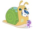  2017 costume dm29 equine female flurry_heart_(mlp) friendship_is_magic gastropod horn mammal my_little_pony shining_armor_(mlp) snail unicorn winged_unicorn wings 