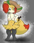  blush braixen breasts cigarette dunewulff hat nintendo pok&eacute;mon pussy video_games 