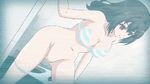  animated animated_gif bra breasts jitaku_keibiin large_breasts panties pussy recording undressing 