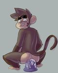  anal anal_penetration dildo male mammal monkey nuke_(toynuke) penetration primate sex_toy solo toynuke 