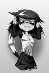 angry anthro black_hair breasts canine clothed clothing female fox goshaag hair mammal nastypoke_(character) solo 