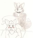  &lt;3 anal anal_penetration anthro blush canine clothing fox fox_mccloud hokshi male male/male mammal muscular muscular_male nintendo nude penetration penis star_fox text video_games wolf wolf_o&#039;donnell 