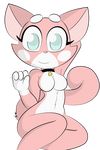  2017 absurd_res anthro big_breasts blue_eyes breasts cat cute dreameclipsewolf featureless_breasts feline female fur hi_res looking_at_viewer mammal nude pink_fur shima_luan smile solo super_planet_dolan youtube 