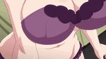  1girl animated animated_gif bra breasts cleavage huge_breasts jitaku_keibiin milf panties recording solo 