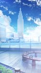  blue blue_sky building cityscape cloud cloudy_sky commentary_request day grass highres no_humans ntt_docomo_yoyogi_building original outdoors railing real_world_location scenery shinjuku sky skyscraper tokyo_(city) yoshimo_(yoshiki_qaws) 