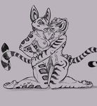  2017 breasts dreamworks feline kissing kung_fu_panda mammal master_tigress saliva saliva_string tacticalmagpie tiger 