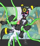  2005 anal balls blush cum eeveelution excessive_cum male nintendo penis pok&eacute;mon signature tentacles umbreon unknown_artist unknown_artist_signature video_games 