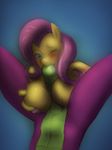  2017 anthro anthrofied blush breasts duo equine fellatio female fluttershy_(mlp) friendship_is_magic leviathan103 male mammal my_little_pony nude one_eye_closed oral penis sex spike_(mlp) titfuck 