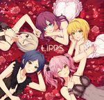  :d ;o alpha_(yukai_na_nakamatachi) babydoll black_dress blonde_hair blue_eyes blush bow bracelet breasts chin_rest circle_formation cleavage commentary_request dress flower group_name hair_bow hand_on_own_cheek hayami_kanade heart heart_necklace ichinose_shiki idolmaster idolmaster_cinderella_girls jewelry jougasaki_mika jpeg_artifacts lingerie lipps_(idolmaster) medium_breasts miyamoto_frederica multiple_girls necklace negligee nightgown one_eye_closed open_mouth panties pearl_bracelet pearl_necklace petals pink_hair rose rose_petals see-through shiomi_shuuko short_hair smile underboob underwear underwear_only white_dress yellow_eyes 