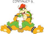  3_toes abdominal_bulge absurd_res balls bowser couple_(disambiguation) female haiku_oezu hi_res hindpaw male mario_bros nintendo on_top paws penetration penis reverse_cowgirl_position sex shocked sitting_position soles toes vaginal vaginal_penetration video_games yoshi 