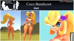  3d_(artwork) bandicoot coco_bandicoot crash_bandicoot_(series) digital_media_(artwork) endless_(artist) female game_(disambiguation) gamemod hi_res mammal marsupial mod sizebox video_games 