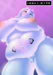  2017 anthro areola blush breasts caprine female goat hi_res horn long_ears looking_at_viewer mammal nipples nude pussy smile solo text theobrobine toriel undertale video_games 