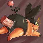  anus blush butt cum cum_in_pussy cum_inside disembodied_penis female feral from_behind looking_back male nintendo penetration penis pok&#233;mon pokabu pokemon pussy source_request tepig vaginal vaginal_penetration video_games zanthia zanthu 