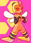  anthro arthropod bee clothing female insect legwear nekuzx nintendo pok&eacute;mon pussy_juice stockings vespiquen video_games 