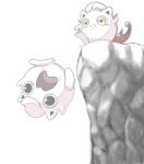  animal_focus cliff closed_mouth colored_skin commentary_request falling frown highres jigglypuff jigglypuffhatta no_humans open_mouth pink_skin pokemon pokemon_(creature) scream_tail screaming tail white_background yellow_eyes 