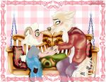 absurd_res blush bovid canid canine canis caprine disney gabriellavedier garreth_ovine gisela_howlmeyer hi_res invalid_tag mammal romantic sfw sheep wastedtimeee wolf zootopia