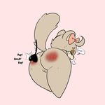  ... 2017 absurd_res anthro bdsm bent_over big_butt biped blush bottomless brown_fur brown_nose buckteeth butt butt_focus cheeks_(scribs03) chipmunk clothed clothing collaboration color_edit colored dialogue digital_drawing_(artwork) digital_media_(artwork) dripping edit english_text eyelashes eyes_closed female fluffy fluffy_tail foreshortening full-length_portrait fur hair hair_bow hair_ribbon head_tuft hi_res lewdydo long_tail looking_pleasured mammal masochism moan motion_lines multicolored_fur open_mouth paddle panting pink_background portrait pussy pussy_juice raised_tail rear_view ribbons rodent scribs03 short_hair shortstack simple_background solo sound_effects spank_marks spanking speech_bubble standing sweat tan_fur tears teeth text thick_thighs toony tuft two_tone_fur unseen_character wide_hips 