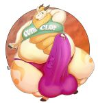 260 absurd_res alpha_channel anthro balls belly big_balls big_belly big_penis blep bodily_fluids bottomwear bulge clothed clothing digital_media_(artwork) dragon english_text equid equine erection erection_under_clothing fur genital_fluids genitals hair hi_res hooves horn horse huge_penis hybrid hyper hyper_genitalia hyper_penis looking_at_viewer male mammal moobs obese obese_male overweight overweight_anthro overweight_male penis precum precum_through_clothing raised_clothing raised_shirt raised_topwear shirt shy simple_background smile solo spud text thick_thighs tongue tongue_out topwear transparent_background underwear voidpotato wet wet_clothing