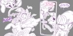  2017 comic dialogue dilarus duo earth_pony english_text equine feathered_wings feathers female feral friendship_is_magic hair horn horse mammal monochrome my_little_pony pinkie_pie_(mlp) pony text twilight_sparkle_(mlp) winged_unicorn wings 