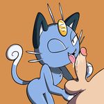  2016 alolan_meowth ambiguous_gender anthro ball_fondling ball_grab balls black_fur cat chest_tuft coin cute_fangs duo erection faceless_male featureless_crotch feline fellatio fondling fur glans grey_fur handjob hi_res human human_on_anthro interspecies licking looking_at_viewer male male/ambiguous mammal miscon nintendo nude one_eye_closed open_mouth open_smile oral orange_background penis penis_lick pok&eacute;mon pok&eacute;philia regional_variant saliva sex simple_background smile standing tongue tongue_out tuft video_games whiskers wink 