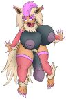 absurd_res alpha_channel anthro arcanine areola big_areola big_breasts big_nipples big_penis breasts choker colored_fingernails colored_nails colored_toenails cyberkaku ear_piercing ear_ring feet fingernails generation_1_pokemon genitals herm hi_res huge_breasts huge_penis hyper hyper_breasts hyper_genitalia hyper_penis intersex jewelry nails necklace nintendo nipples no_testicles penis piercing pokemon pokemon_(species) pubes ring_piercing solo spiked_choker toenails toes tongue tongue_out