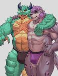 barazoku bulge dragon felid hi_res mammal muscular mythological_creature mythological_scalie mythology pantherine scalie snow_leopard