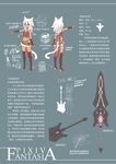  absurdres ahoge animal_ears aqua_eyes barefoot black_legwear cat_ears cat_tail character_sheet chinese cyan-vent dark_skin fingerless_gloves full_body gloves hair_ornament hairclip highres huge_ahoge lethe-shion long_hair midriff multiple_views navel pixiv_fantasia pixiv_fantasia_t revision short_shorts shorts smile sword tail thighhighs toeless_legwear translation_request weapon white_hair 