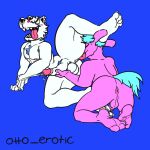  anal anus asinus bodily_fluids canid canine cum cumshot donkey duo ejaculation equid equine erection fangs flaccid genital_fluids genitals gooning hi_res humanoid licking male male/male mammal oral otto_erotic penis piercing rimming sex teeth thick_thighs tongue tongue_out 