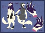  animal_genitalia balls chase_(deaconthereaper) clothing curling_toes feet fully_sheathed genitals male model_sheet pawpads prehensile_feet sergal sheath solo stretching tail tail_tuft toes tuft winteranswer 