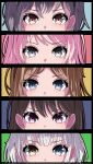  5girls artist_name bang_dream! bang_dream!_it&#039;s_mygo!!!!! blue_eyes brown_hair chihaya_anon commentary corrupted_twitter_file english_commentary grey_eyes grey_hair heterochromia highres izami_md kaname_raana looking_at_viewer multiple_girls mygo!!!!!_(bang_dream!) nagasaki_soyo pink_hair purple_eyes red_eyes shiina_taki takamatsu_tomori white_hair yellow_eyes 