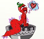  anthro breasts drupe food fruit masturbation not_furry ok_k.o.!_let&#039;s_be_heroes strawberry 