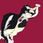 animal_genitalia balls bodily_fluids chase_(deaconthereaper) chest_spike cum duo feet french_kissing frottage genital_fluids genitals hi_res kissing male male/male muscular penile prehensile_feet sergal sex sheath spikes spikes_(anatomy) tail tail_grab toes tongue winteranswer wrists_tied xayr