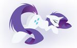  2013 ass_up blue_eyes cutie_mark equine female feral friendship_is_magic fur hair half-closed_eyes horn kejzfox looking_at_viewer lying mammal my_little_pony on_front purple_hair rarity_(mlp) simple_background solo unicorn white_background white_fur 