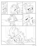  amy_rose comic female male shadow_the_hedgehog smusserd sonic_(series) 