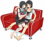  2girls amakura_mayu amakura_mio fatal_frame fatal_frame_2 mayu_amakura mio_amakura moketto multiple_girls yuri 