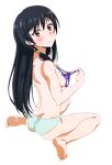  ass bra cleavage feet hajimete_no_gal kashii_yui pantsu string_panties takeuchi_tetsuya topless 