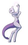  arms_up artist_name dakkpasserida energy feet floating from_side full_body highres horns looking_down mewtwo no_humans pokemon pokemon_(creature) pokemon_rgby psychic purple_eyes signature simple_background solo tail text transparent_background 