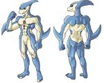  alien anthro cetacean dolphin male mammal marine neo-spacian_aqua_dolphin yugioh_gx 