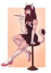  clothing clyderyde dress foxyane giraffe invalid_tag mammal pin pinup pose 