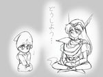  akazukin_chacha magical_princess pickle sitting sketch 